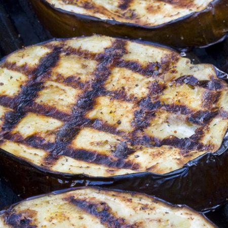Aubergines grillees