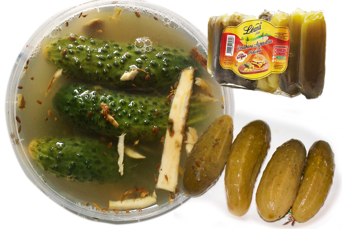 Où trouver des "Malossols" au Maroc ? Cornichons malossols marjane