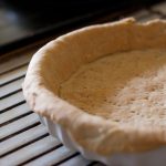 Pate brisée cuite à blanc