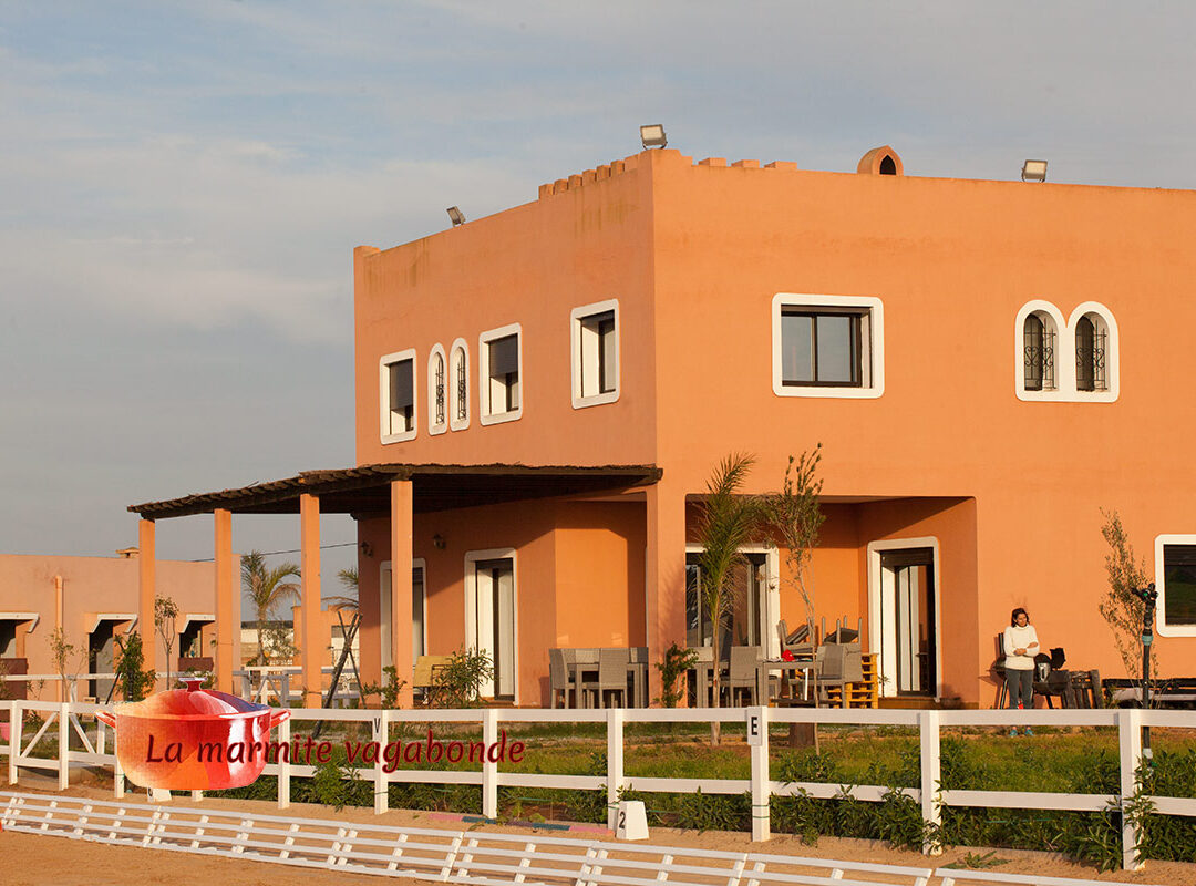 La maison vue des carrières